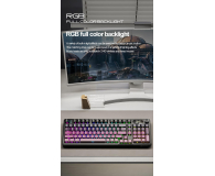 Attack Shark X98PRO Wireless Full-size layout różowa - 1472702 - zdjęcie 12